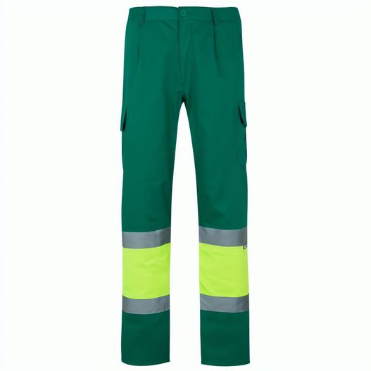 VL POSEIDON LARGE. Zweifarbige Twill-Hose mit mehreren Taschen (210 g/m²), aus Baumwolle (20%) und Polyester (80%) (Bild 1)