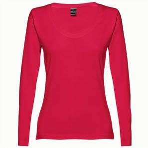 THC BUCHAREST WOMEN. Langärmeliges tailliertes T-Shirt für Frauen aus Baumwolle