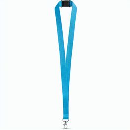 LEEDS. Lanyard aus Polyester mit Sicherheitsverschluss