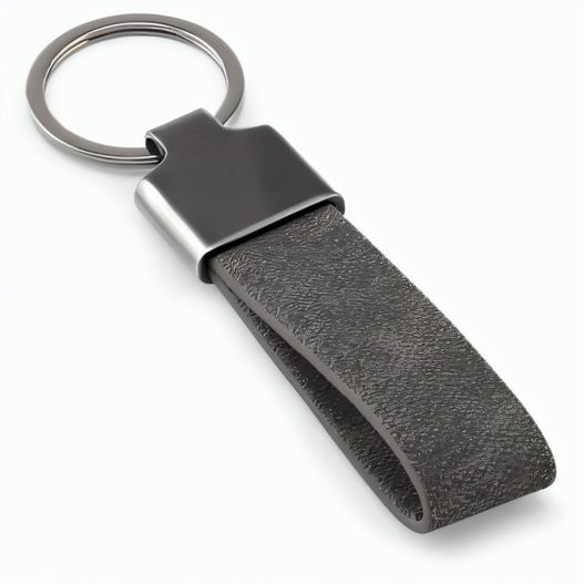 VAUGHN. Set bestehend aus einem Kartenhalter und einem Schlüsselhalter, beide aus Metall und recyceltem Polyester (30% rPET) (Bild 1)