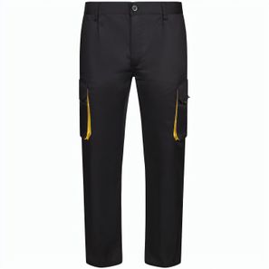 VL HYPNOS. Zweifarbige Twill-Hose mit mehreren Taschen (200 g/m²), aus Baumwolle (35 %) und Polyester (65 %)