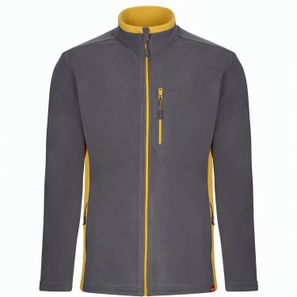 VL GERAS. Zweifarbige Fleecejacke (220g/m²) aus Polyester (100%)