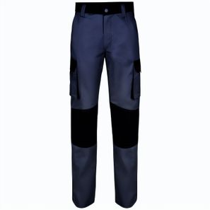 VL NJORD. Zweifarbige Twill-Hose mit mehreren Taschen (240 g/m²), aus Baumwolle (35%) und Polyester (65%)