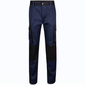 VL NJORD. Zweifarbige Twill-Hose mit mehreren Taschen (240 g/m²), aus Baumwolle (35%) und Polyester (65%)