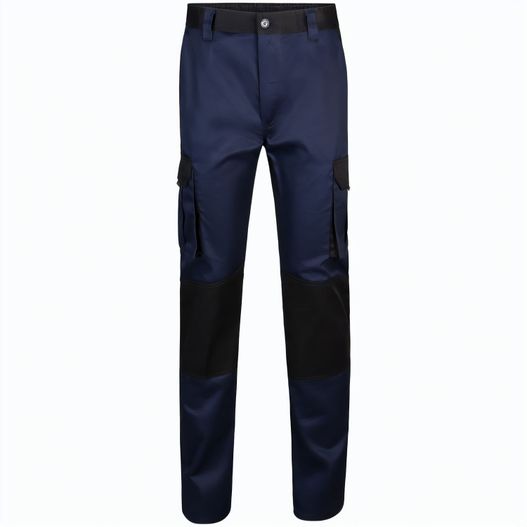 VL NJORD. Zweifarbige Twill-Hose mit mehreren Taschen (240 g/m²), aus Baumwolle (35%) und Polyester (65%) (Bild 1)