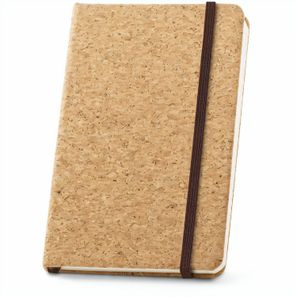 HAWKINS. Notizblock aus Kork mit unlinierten Seiten, aus FSC™-zertifiziertem Material und anderen kontrollierten Materialien