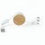 RUBINS. 6-in-1-USB-Kabel ausziehbar aus Recyceltes ABS (100% rABS) und Bambus (Bild 2)