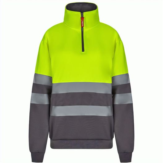 VL THOR. Zweifarbiges Sweatshirt (300g/m²) aus Polyester-Fleece (100%) (Bild 1)