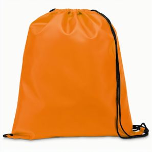 CARNABY. 210D Rucksacktasche mit schwarzen Zugbändern