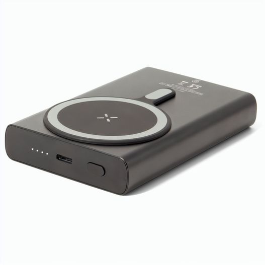 WRIGHT 10. Magnetische Powerbank mit Schnellladefunktion aus recyceltem Aluminium und recyceltem PET, 10'000 mAh (Bild 1)