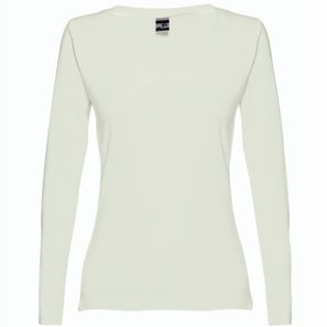 THC BUCHAREST WOMEN. Langärmeliges tailliertes T-Shirt für Frauen aus Baumwolle