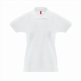 Produktabbildung THC MONACO WOMEN WH. Kurzarm-Poloshirt für Damen aus kardierter Baumwolle THC MONACO WOMEN WH. Kurzarm-Poloshirt für Damen aus kardierter Baumwolle