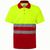 VL CUPID. Zweifarbiges Poloshirt im Bird-Eye-Design (160g/m²) mit kurzen Ärmeln, aus Polyester (100%)