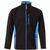 VL GERAS. Zweifarbige Fleecejacke (220g/m²) aus Polyester (100%)