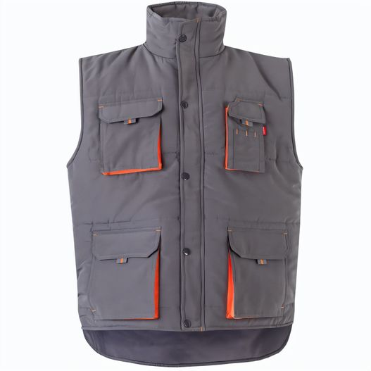 Produktabbildung VL NERGAL. Steppweste, zweifarbig, mit mehreren Taschen (120g/m²), aus Polyester (100%) VL NERGAL. Steppweste, zweifarbig, mit mehreren Taschen (120g/m²), aus Polyester (100%) (Bild 1)