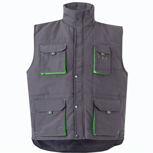 Produktabbildung VL NERGAL. Steppweste, zweifarbig, mit mehreren Taschen (120g/m²), aus Polyester (100%) VL NERGAL. Steppweste, zweifarbig, mit mehreren Taschen (120g/m²), aus Polyester (100%) (Bild 1)
