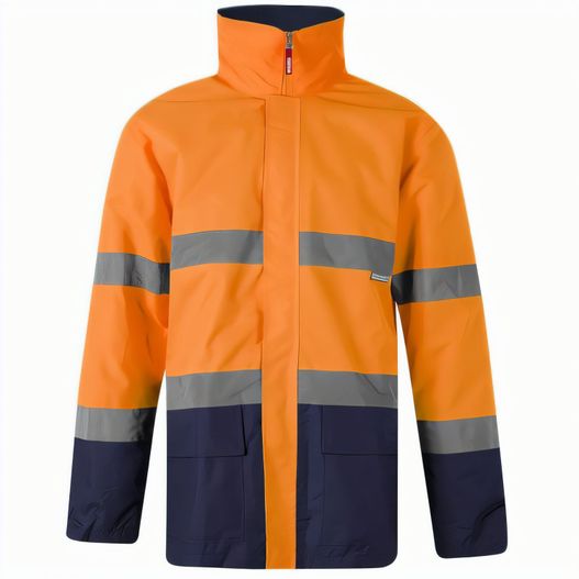 VL THEMIS LARGE. Zweifarbiger Parka (190g/m²), aus Polyester (100%), mit PU-Beschichtung (Bild 1)