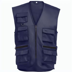 THC PIXEL. Weste (200 g/m²) aus Polyester und Baumwolle