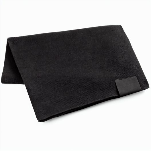 SERENITY. Schal aus recyceltem Polyester (100 % rPET) mit Aufnäher zur individuellen Veredelung (Bild 1)