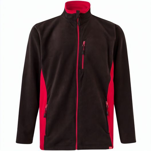 VL GERAS. Zweifarbige Fleecejacke (220g/m²) aus Polyester (100%) (Bild 1)