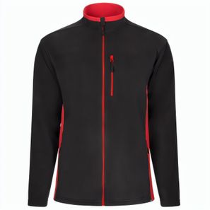 VL GERAS. Zweifarbige Fleecejacke (220g/m²) aus Polyester (100%)