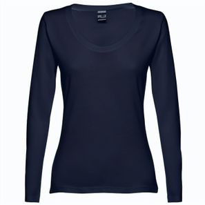 THC BUCHAREST WOMEN. Langärmeliges tailliertes T-Shirt für Frauen aus Baumwolle