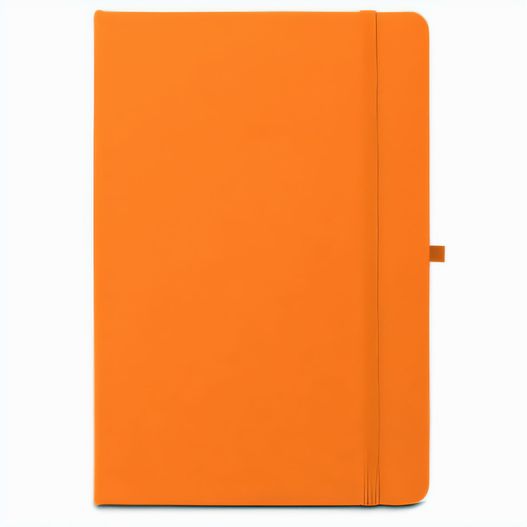 ANNE. A5 Notizbuch aus recyceltem Polyester (100% rPET) mit linierten Seiten (Bild 1)