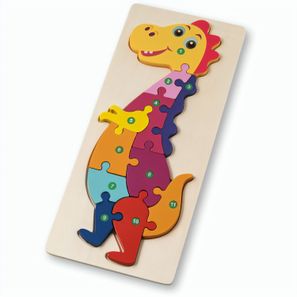 DIPLODOCO. Puzzle in Dinosaurierformat aus Kiefernsperrholz