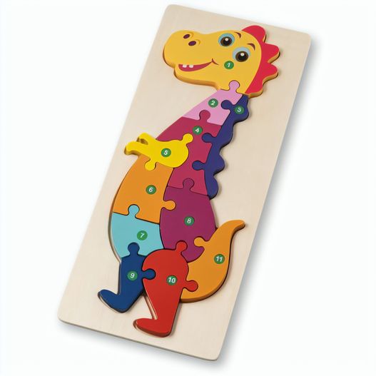 Produktabbildung DIPLODOCO. Puzzle in Dinosaurierformat aus Kiefernsperrholz DIPLODOCO. Puzzle in Dinosaurierformat aus Kiefernsperrholz (Bild 1)