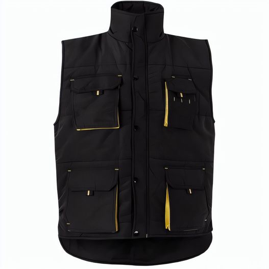 Produktabbildung VL NERGAL. Steppweste, zweifarbig, mit mehreren Taschen (120g/m²), aus Polyester (100%) VL NERGAL. Steppweste, zweifarbig, mit mehreren Taschen (120g/m²), aus Polyester (100%) (Bild 1)