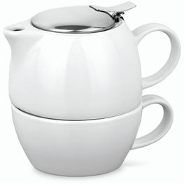 Produktabbildung COLE. Teeset aus Porzellan 2 in 1 COLE. Teeset aus Porzellan 2 in 1