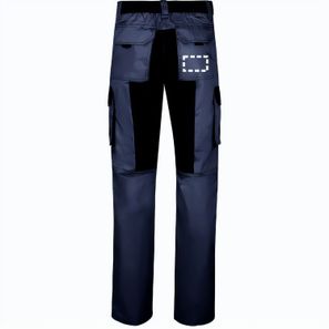 VL NJORD. Zweifarbige Twill-Hose mit mehreren Taschen (240 g/m²), aus Baumwolle (35%) und Polyester (65%)