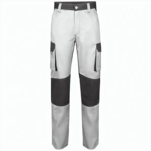 VL NJORD. Zweifarbige Twill-Hose mit mehreren Taschen (240 g/m²), aus Baumwolle (35%) und Polyester (65%)