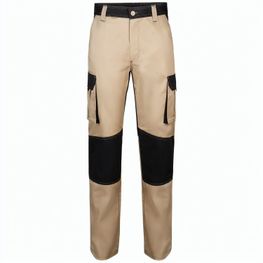 VL NJORD. Zweifarbige Twill-Hose mit mehreren Taschen (240 g/m²), aus Baumwolle (35%) und Polyester (65%)