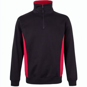 VL SVAROG. Zweifarbiges Frottee-Sweatshirt (260 g/m²), aus Polyester (65 %) und Baumwolle (35 %)