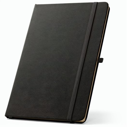 ANNE. A5 Notizbuch aus recyceltem Polyester (100% rPET) mit linierten Seiten (Bild 1)