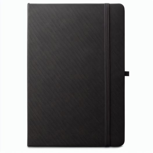 ANNE. A5 Notizbuch aus recyceltem Polyester (100% rPET) mit linierten Seiten (Bild 1)