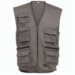 THC PIXEL. Weste (200 g/m²) aus Polyester und Baumwolle