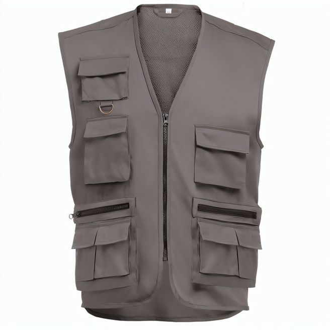 THC PIXEL. Weste (200 g/m²) aus Polyester und Baumwolle