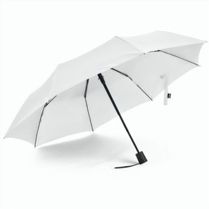 SKYLAR. 2-in-1-Regenschirm mit Einkaufstasche inklusive. Dieser ist aus recyceltem Polyester