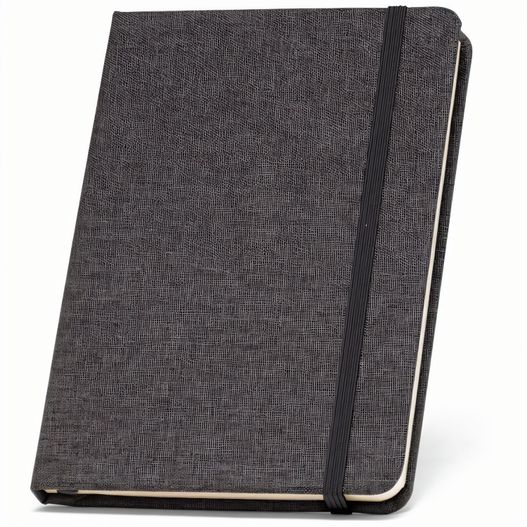 BOYD. A5 Notizbuch aus recyceltem Polyester (100% rPET) mit linierten Blättern (Bild 1)