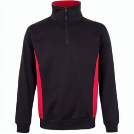 VL SVAROG. Zweifarbiges Frottee-Sweatshirt (260 g/m²), aus Polyester (65 %) und Baumwolle (35 %)