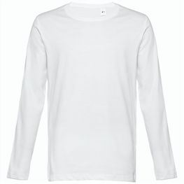 THC BUCHAREST WH. Langärmeliges T-Shirt aus Baumwolle für Herren