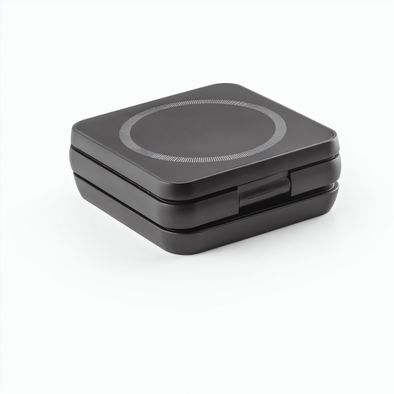 Produktabbildung BROGLIE. Superschnelles 15W 3-in-1 magnetisches kabelloses Ladegerät aus Recyceltes ABS (100% rABS) BROGLIE. Superschnelles 15W 3-in-1 magnetisches kabelloses Ladegerät aus Recyceltes ABS (100% rABS)