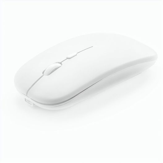 KHAN. Wireless Maus mit 500mAh Akku aus recyceltes ABS (100% rABS) (Bild 1)
