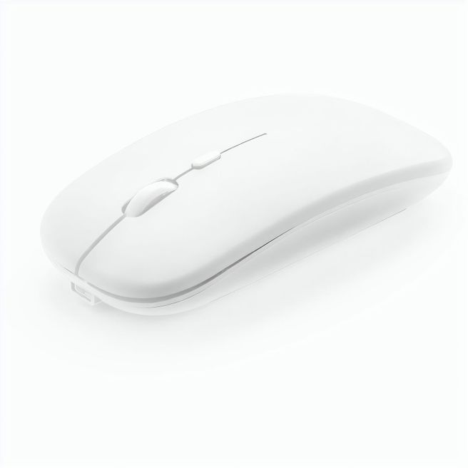 KHAN. Wireless Maus mit 500mAh Akku aus recyceltes ABS (100% rABS)