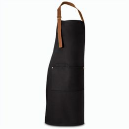 VESPER. Schürze aus 100% Canvas-Baumwolle (300 g/m²) mit Metalldetails
