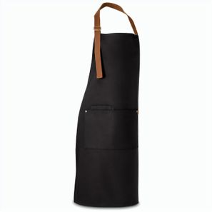 VESPER. Schürze aus 100% Canvas-Baumwolle (300 g/m²) mit Metalldetails