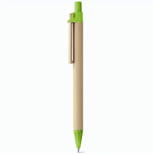 NAIROBI. Kraftpapier-Kugelschreiber mit Clip (Bild 1)