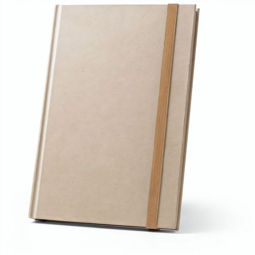 DICKINSON. A5-Notizbuch mit festem Einband, hergestellt aus Zuckerrohrpapier (80 % zuckerrohr) mit linierten Seiten (Bild 1)